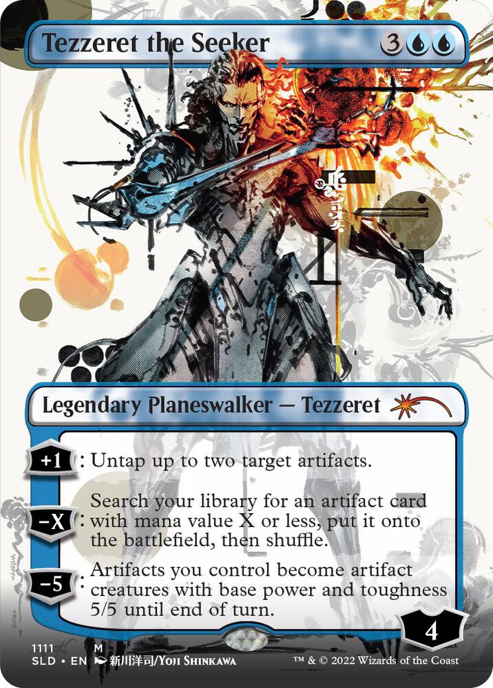 Tezzeret the Seeker 1111 card from Secret Lair Drop Series