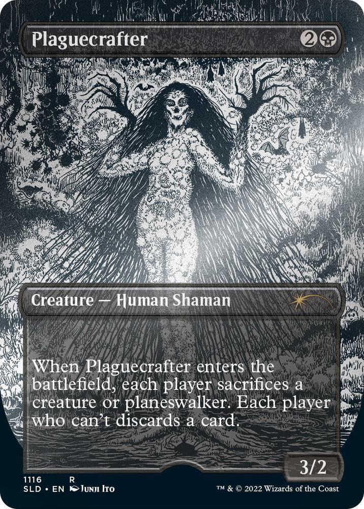 Plaguecrafter (Borderless) (Foil Etched) 1116 card from Secret Lair Drop Series