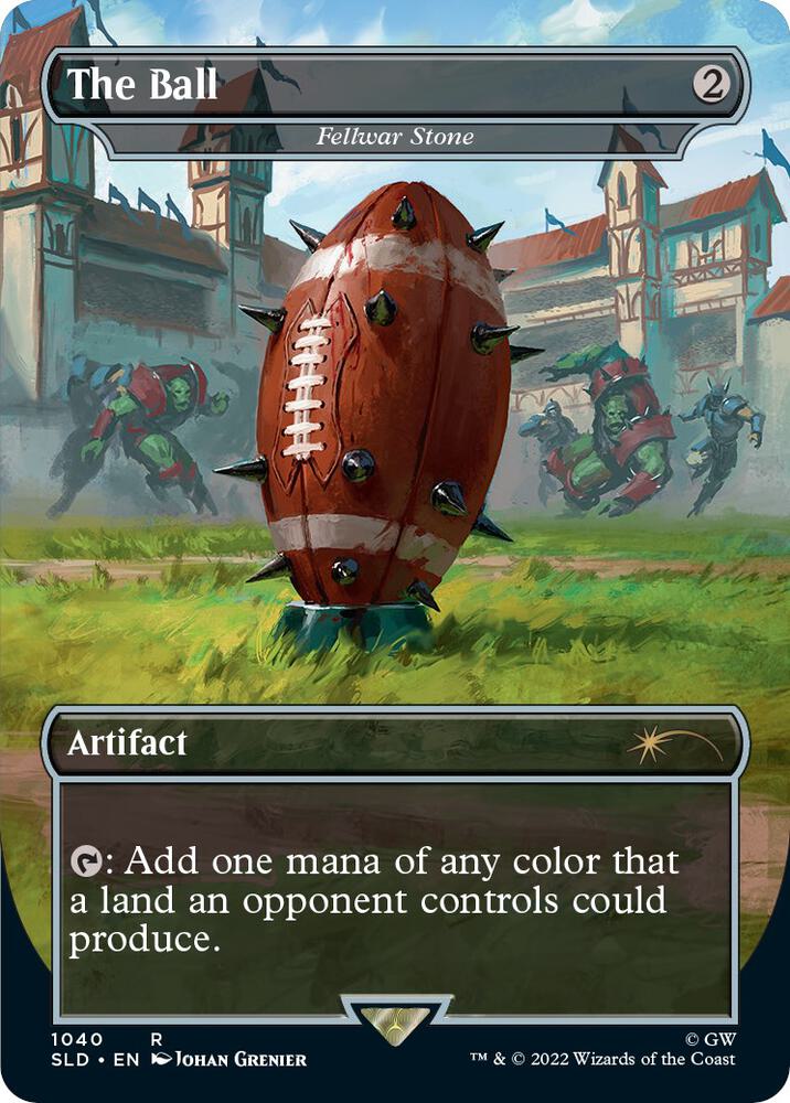The Ball - Fellwar Stone (Borderless) 1040 card from Secret Lair Drop Series