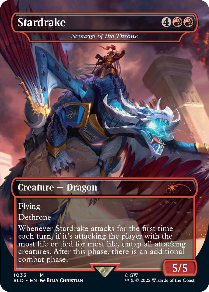 Stardrake - Scourge of the Throne (Borderless) 1033 card from Secret Lair Drop Series
