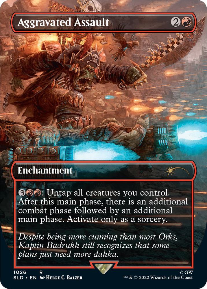 Aggravated Assault 1026 card from Secret Lair Drop Series
