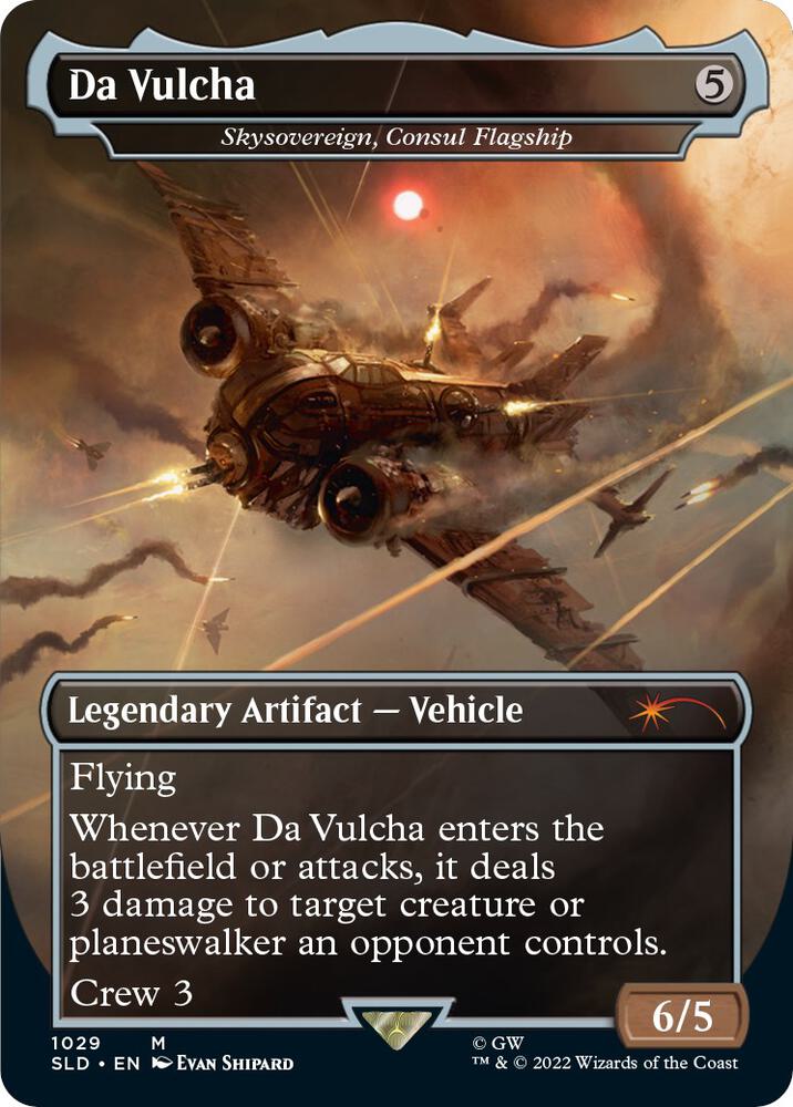Da Vulcha - Skysovereign, Consul Flagship (Borderless) 1029 card from Secret Lair Drop Series