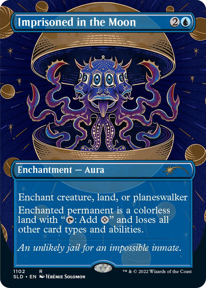 Imprisoned in the Moon (Borderless) 1102 card from Secret Lair Drop Series