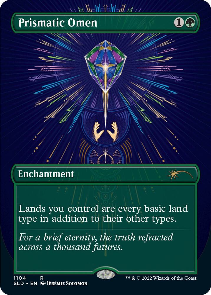 Prismatic Omen (Borderless) 1104 card from Secret Lair Drop Series