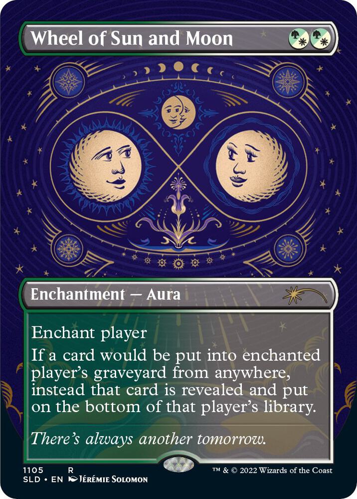 Wheel of Sun and Moon (Borderless) 1105 card from Secret Lair Drop Series