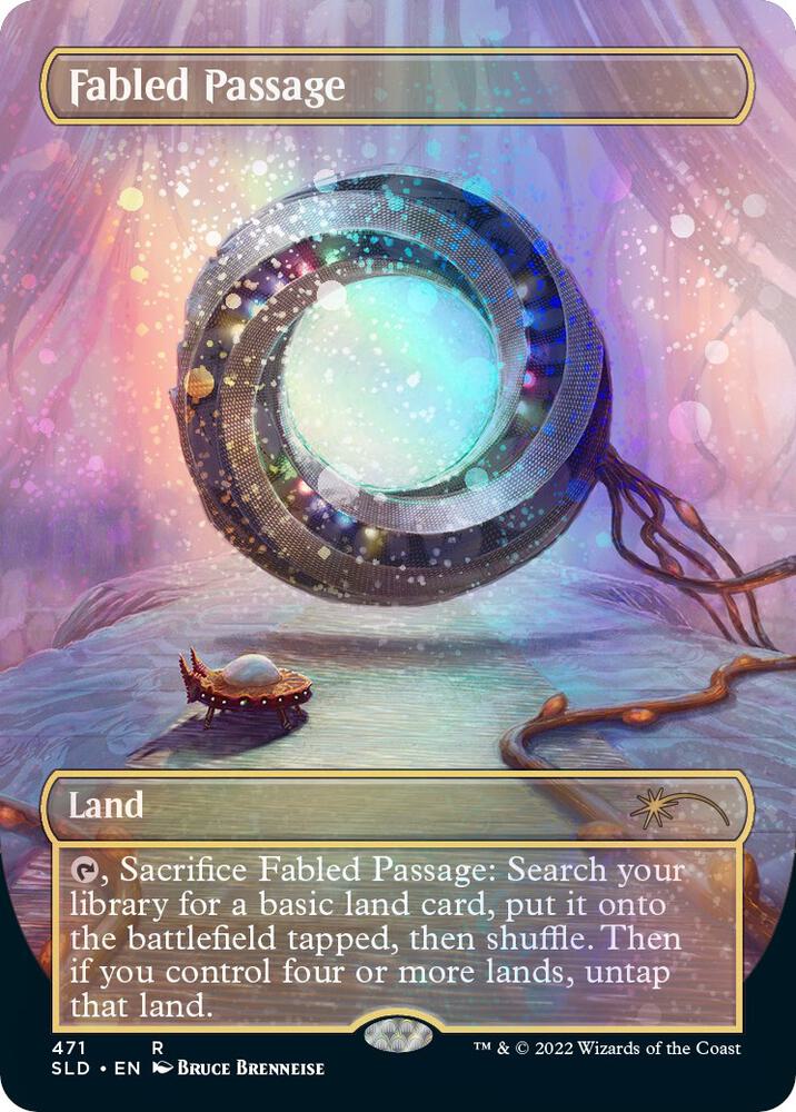 Fabled Passage (Borderless) (Galaxy Foil) 471 card from Secret Lair Drop Series