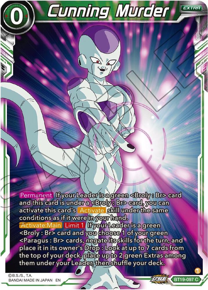 Cunning Murder BT19-097 card from Fighter's Ambition