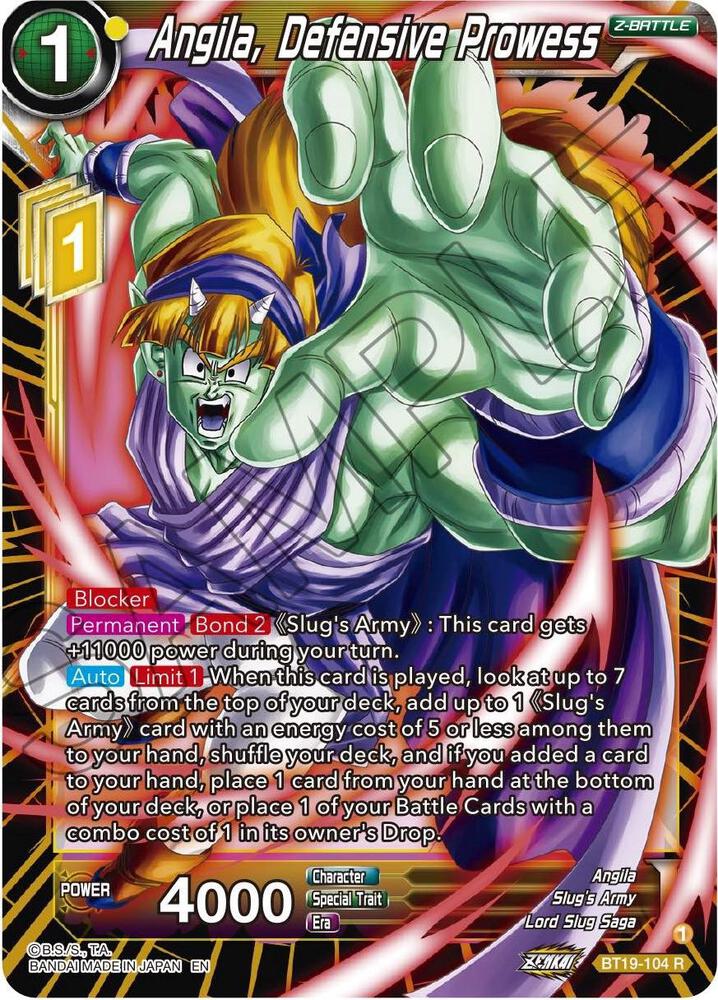 Angila, Defensive Prowess BT19-104 card from Fighter's Ambition