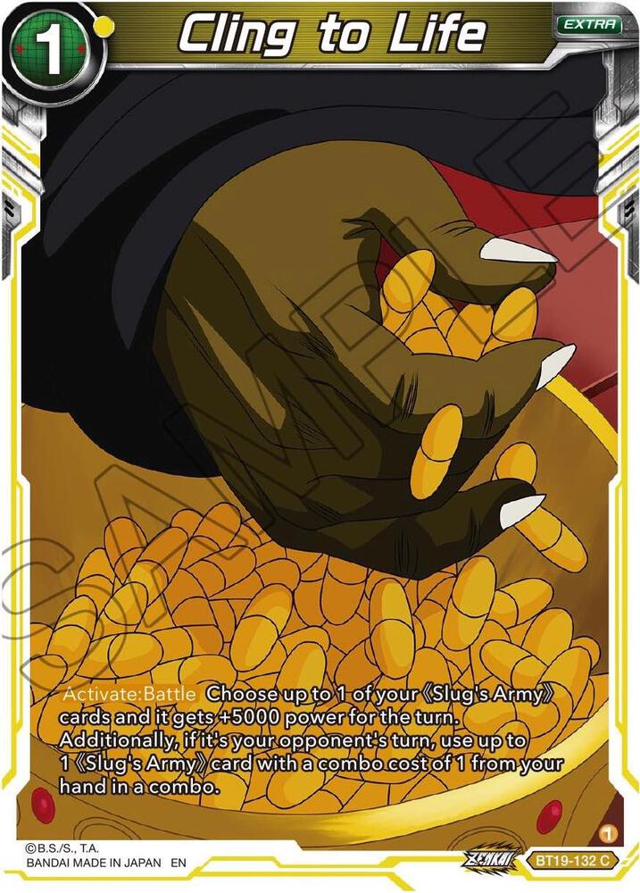 Cling to Life BT19-132 card from Fighter's Ambition