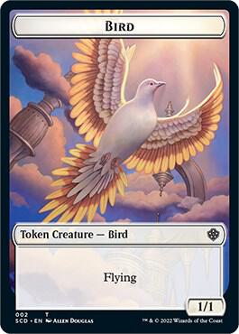 Bird // Faerie Double-Sided Token 2 // 10 card from Starter Commander Decks