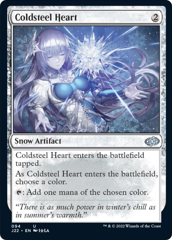 Coldsteel Heart 94 card from Jumpstart 2022