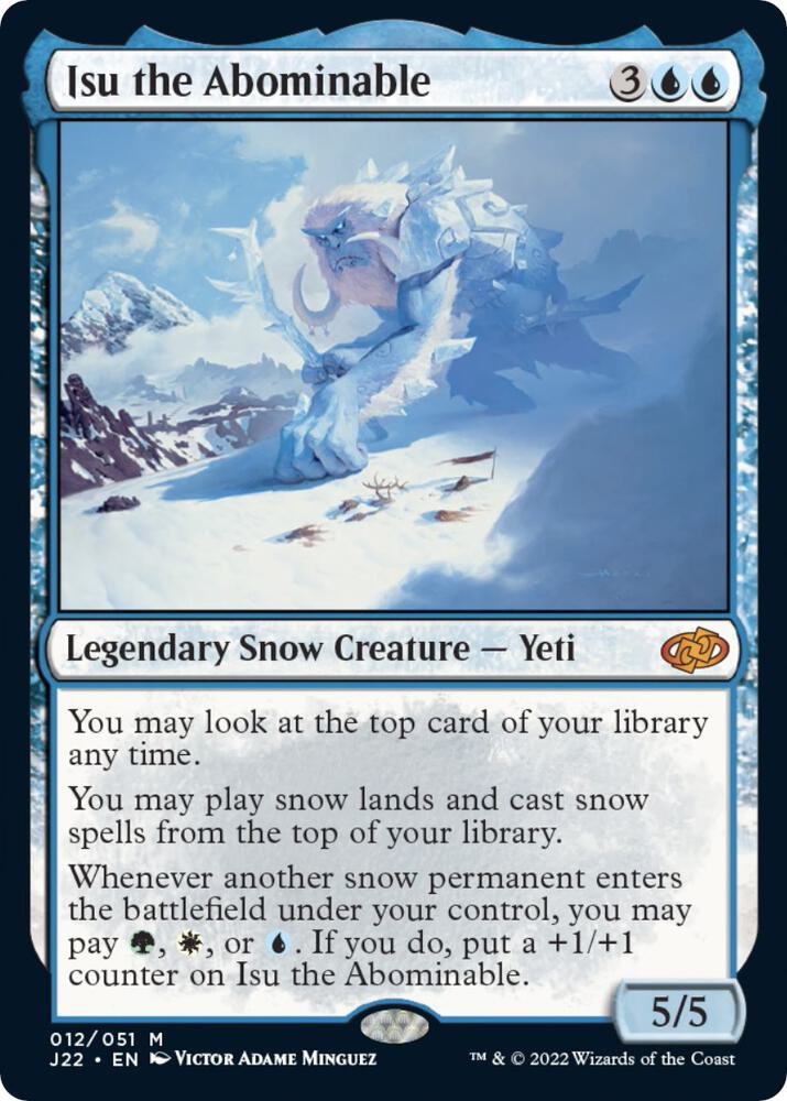 Isu the Abominable 12 card from Jumpstart 2022