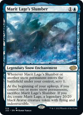 Marit Lage's Slumber 319 card from Jumpstart 2022
