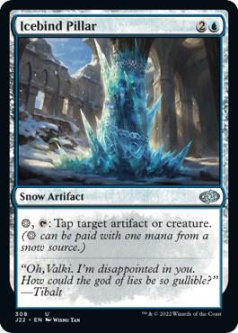 Icebind Pillar 308 card from Jumpstart 2022