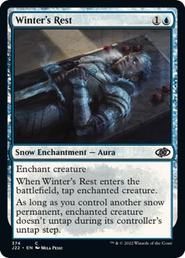 Winter's Rest 374 card from Jumpstart 2022