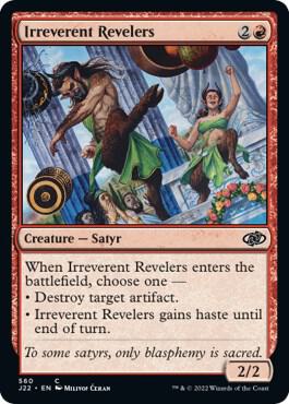 Irreverent Revelers 560 card from Jumpstart 2022