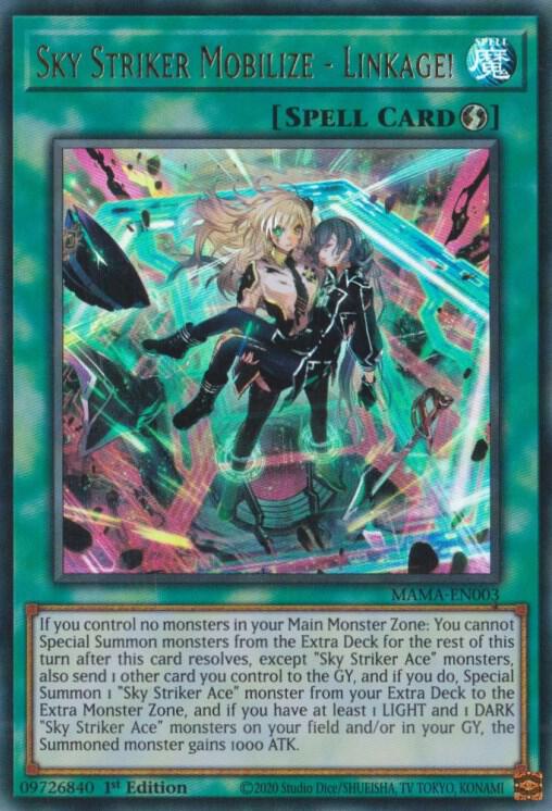 Sky Striker Mobilize - Linkage! MAMA-EN003 card from Magnificent Mavens