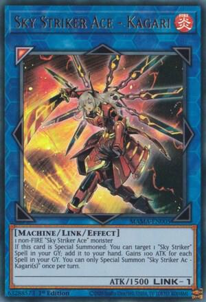Sky Striker Ace - Kagari MAMA-EN005 card from Magnificent Mavens