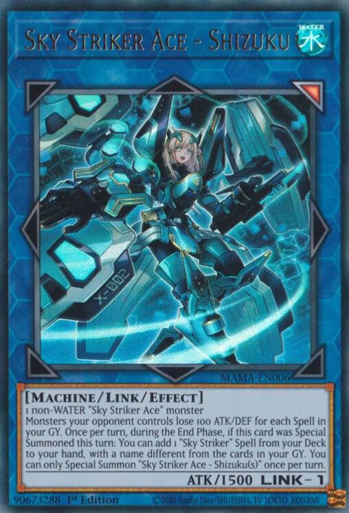 Sky Striker Ace - Shizuku MAMA-EN006 card from Magnificent Mavens