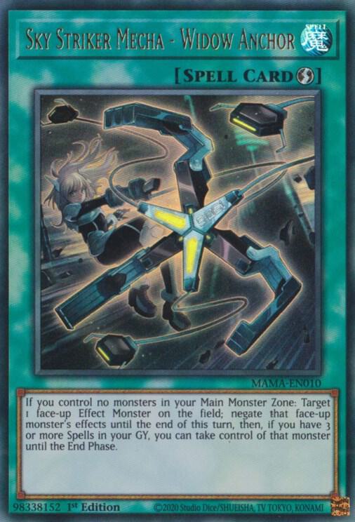 Sky Striker Mecha - Widow Anchor MAMA-EN010 card from Magnificent Mavens