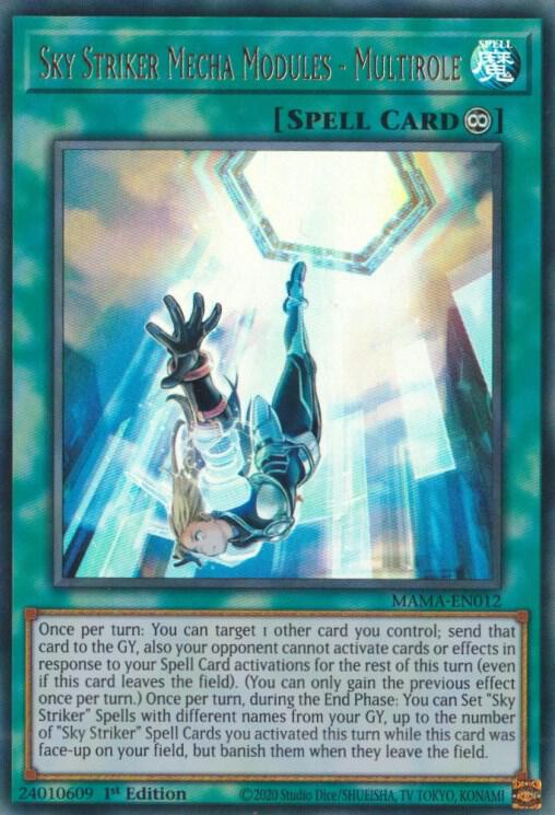 Sky Striker Mecha Modules - Multirole MAMA-EN012 card from Magnificent Mavens