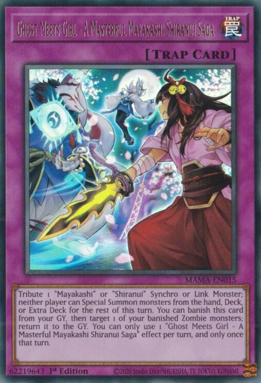 Ghost Meets Girl - A Masterful Mayakashi Shiranui Saga MAMA-EN015 card from Magnificent Mavens