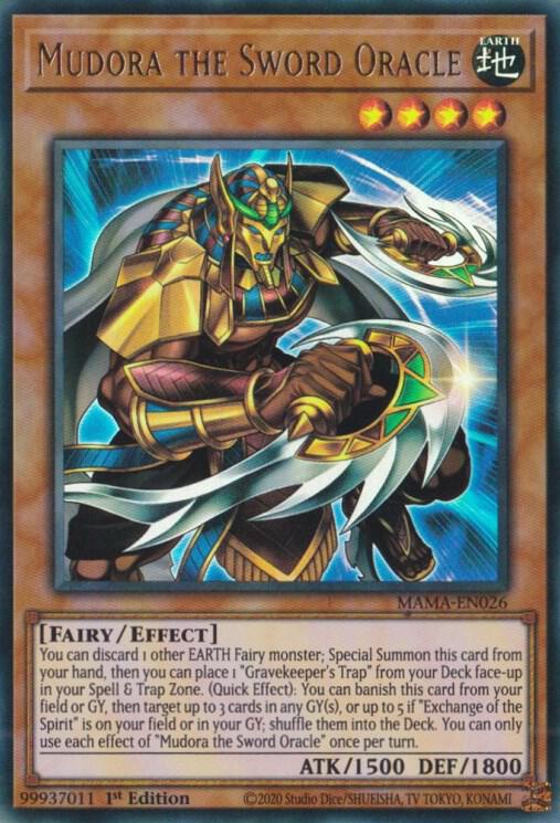 Mudora the Sword Oracle MAMA-EN026 card from Magnificent Mavens