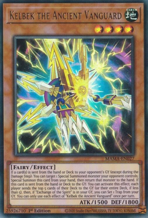 Kelbek the Ancient Vanguard MAMA-EN027 card from Magnificent Mavens