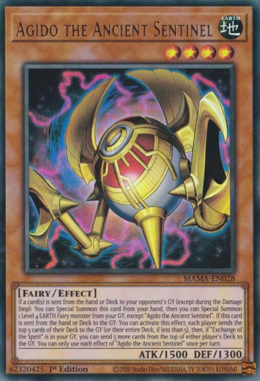 Agido the Ancient Sentinel MAMA-EN028 card from Magnificent Mavens