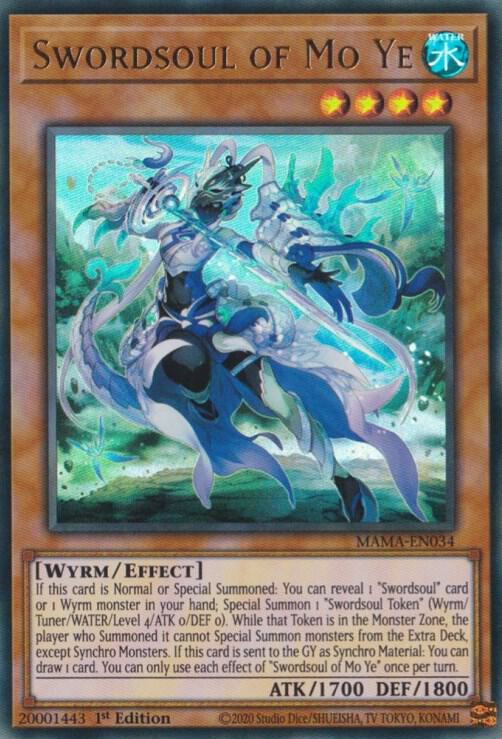 Swordsoul of Mo Ye MAMA-EN034 card from Magnificent Mavens