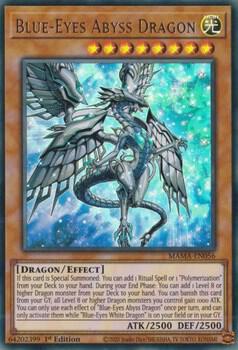 Blue-Eyes Abyss Dragon MAMA-EN056 card from Magnificent Mavens