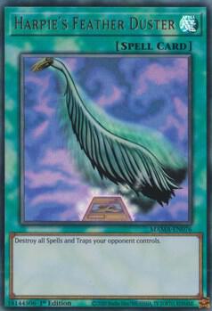 Harpie's Feather Duster MAMA-EN076 card from Magnificent Mavens