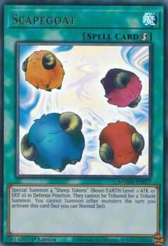Scapegoat MAMA-EN077 card from Magnificent Mavens