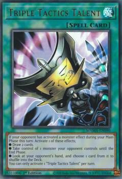 Triple Tactics Talent MAMA-EN090 card from Magnificent Mavens