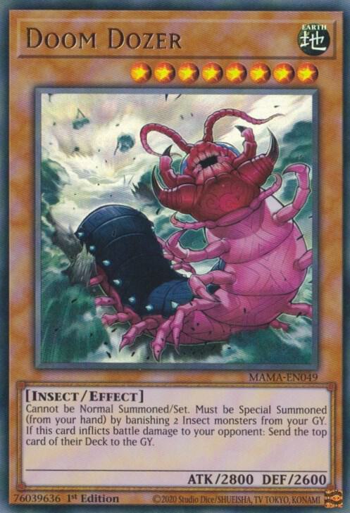 Doom Dozer MAMA-EN049 card from Magnificent Mavens
