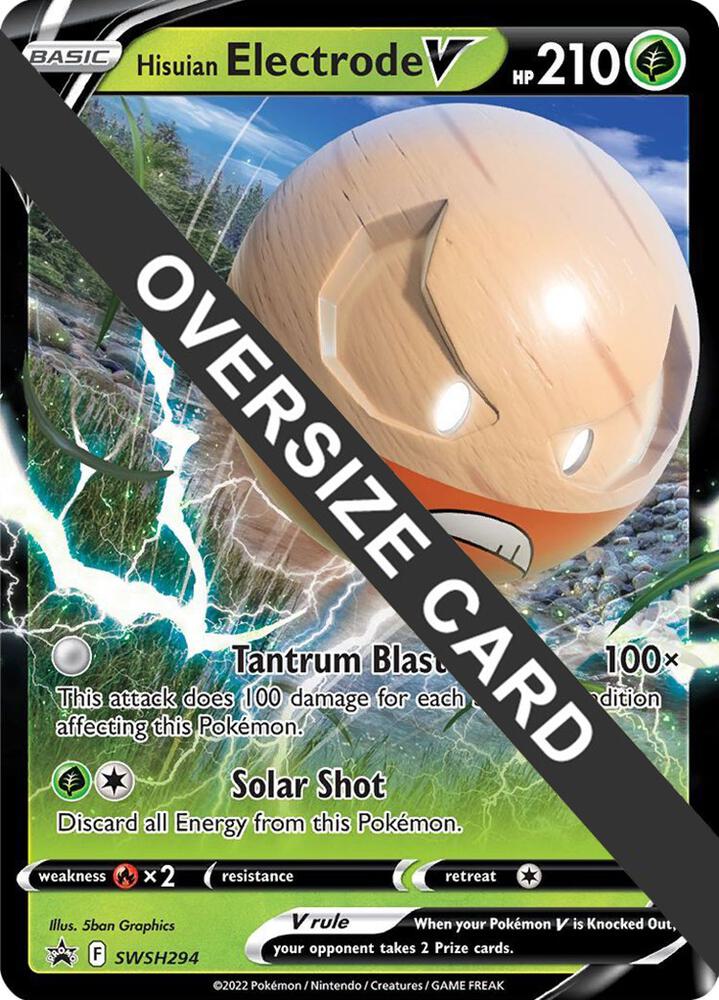 Hisuian Electrode V SWSH294 card from Jumbo Cards