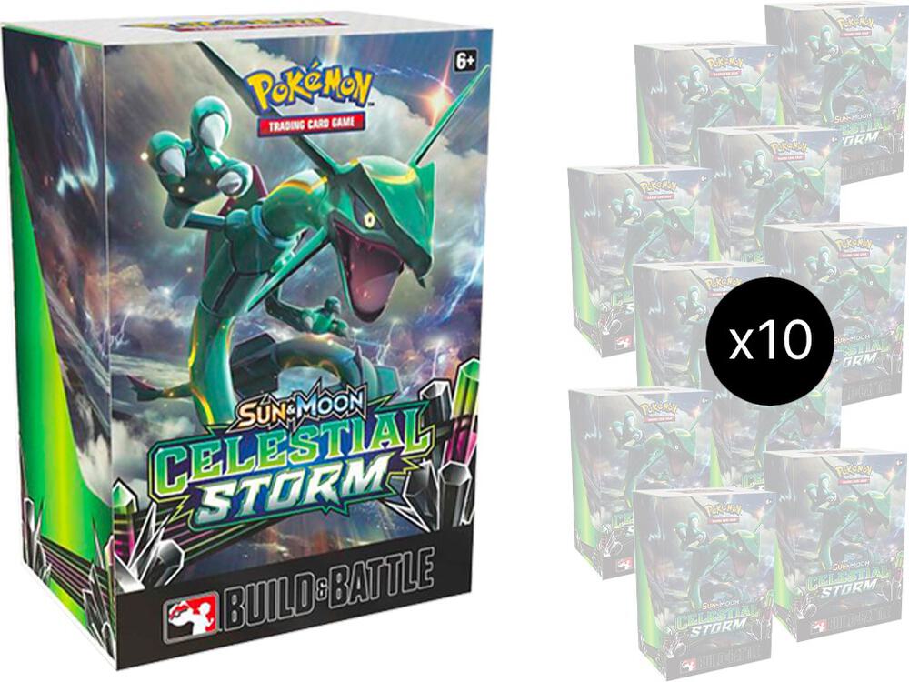 Celestial Storm Build & Battle Box Display card from SM - Celestial Storm
