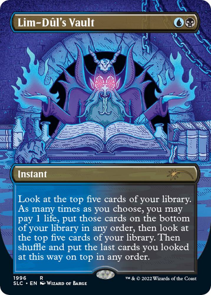 Lim-Dul's Vault 1996 card from Secret Lair Countdown Kit