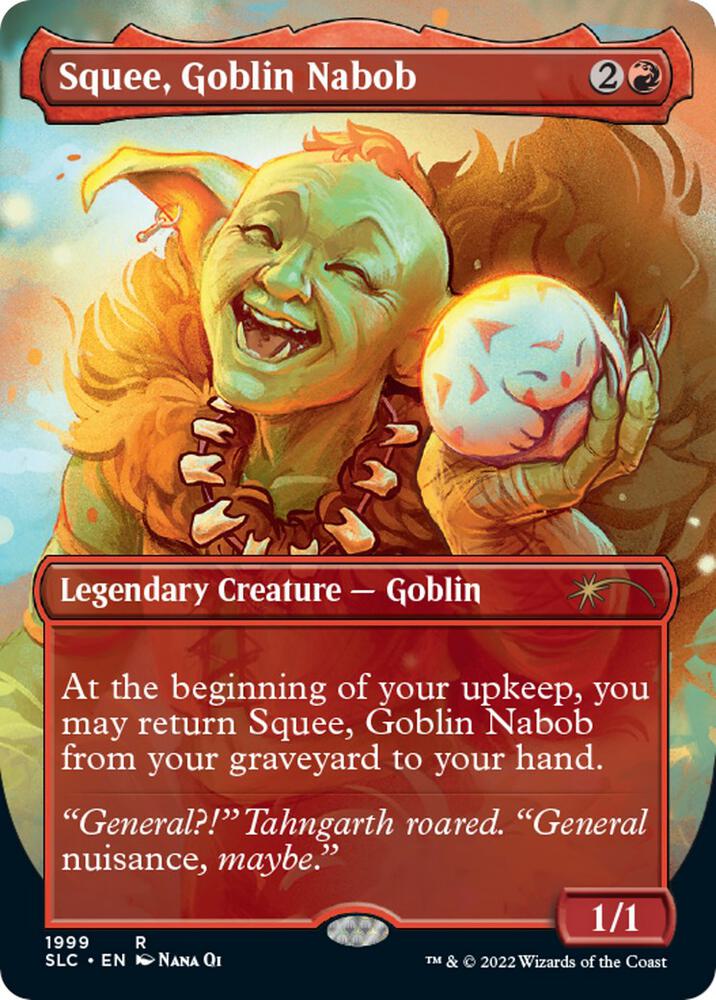 Squee, Goblin Nabob 1999 card from Secret Lair Countdown Kit