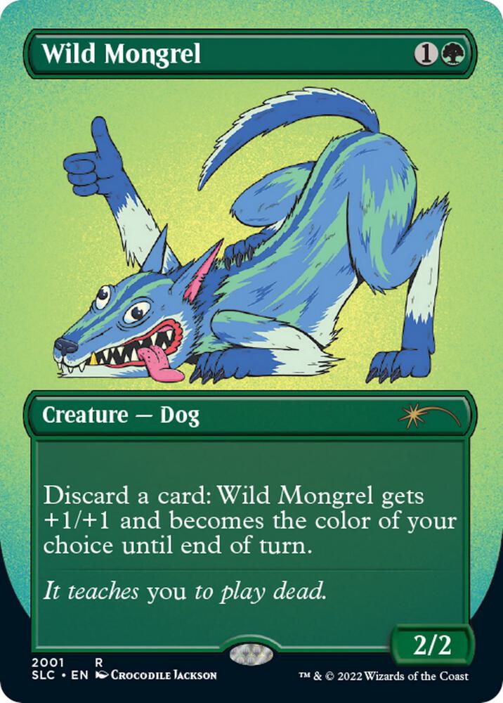 Wild Mongrel 2001 card from Secret Lair Countdown Kit