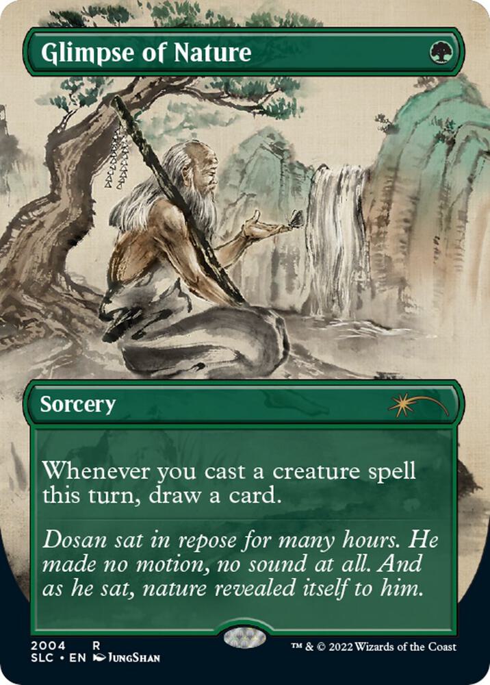 Glimpse of Nature 2004 card from Secret Lair Countdown Kit