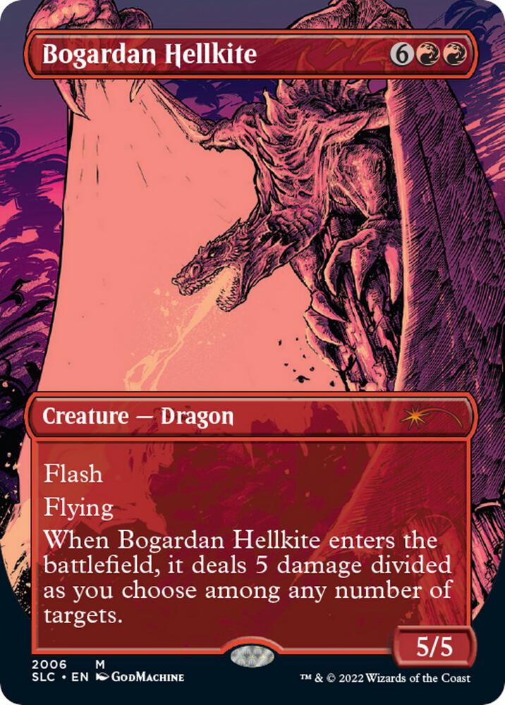 Bogardan Hellkite 2006 card from Secret Lair Countdown Kit