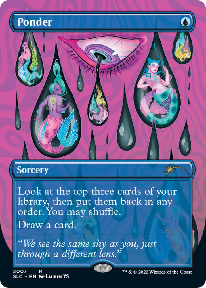 Ponder 2007 card from Secret Lair Countdown Kit