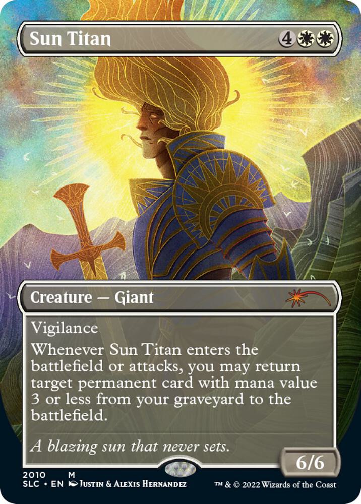 Sun Titan 2010 card from Secret Lair Countdown Kit