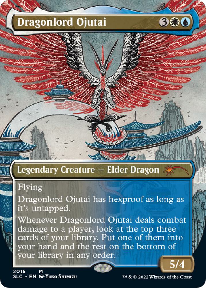 Dragonlord Ojutai 2015 card from Secret Lair Countdown Kit