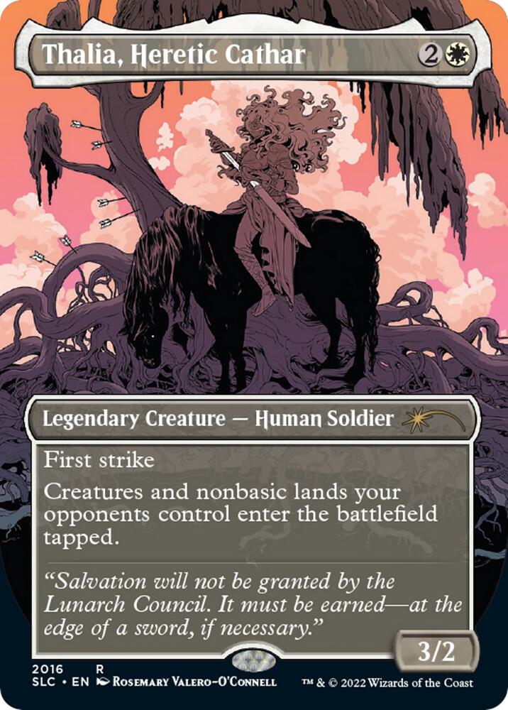 Thalia, Heretic Cathar 2016 card from Secret Lair Countdown Kit