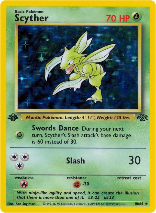 Scyther (10) 10/64 card from Jungle