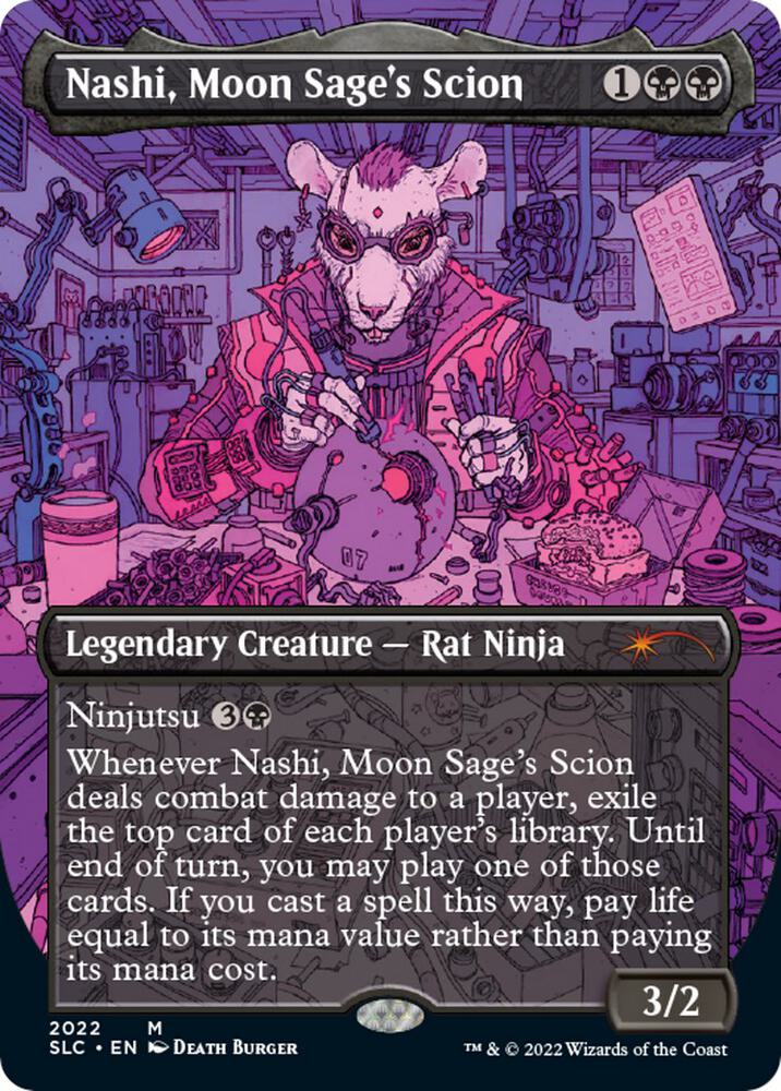 Nashi, Moon Sage's Scion 2022 card from Secret Lair Countdown Kit
