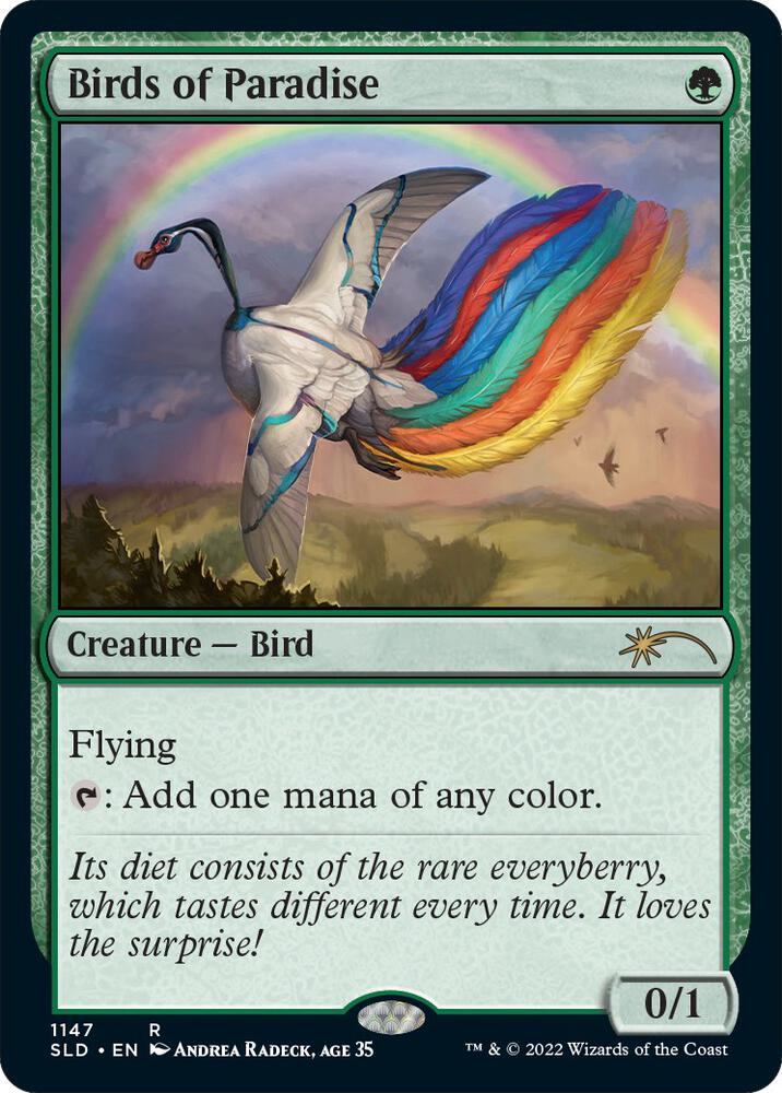 Birds of Paradise 1147 card from Secret Lair Drop Series