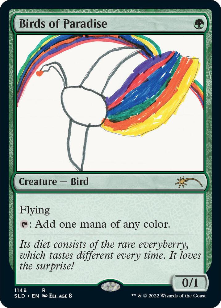 Birds of Paradise 1148 card from Secret Lair Drop Series
